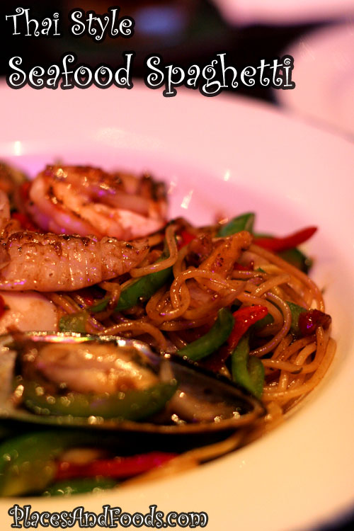 Thai Style Seafood Spaghetti