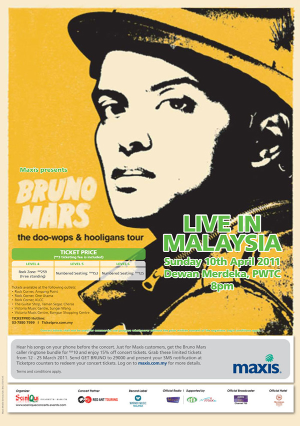 Bruno Mars Live in Malaysia