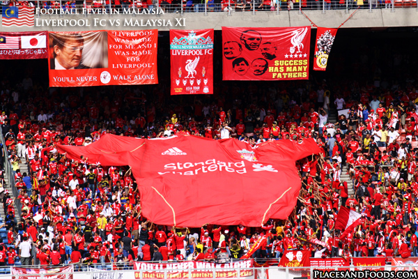 Standard Chartered massive Liverpool home jersey