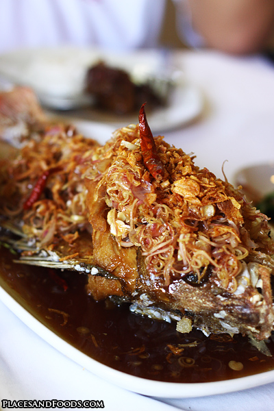 Caramelized and braised pork belly at Raya Thai Cuisine Phuket Town