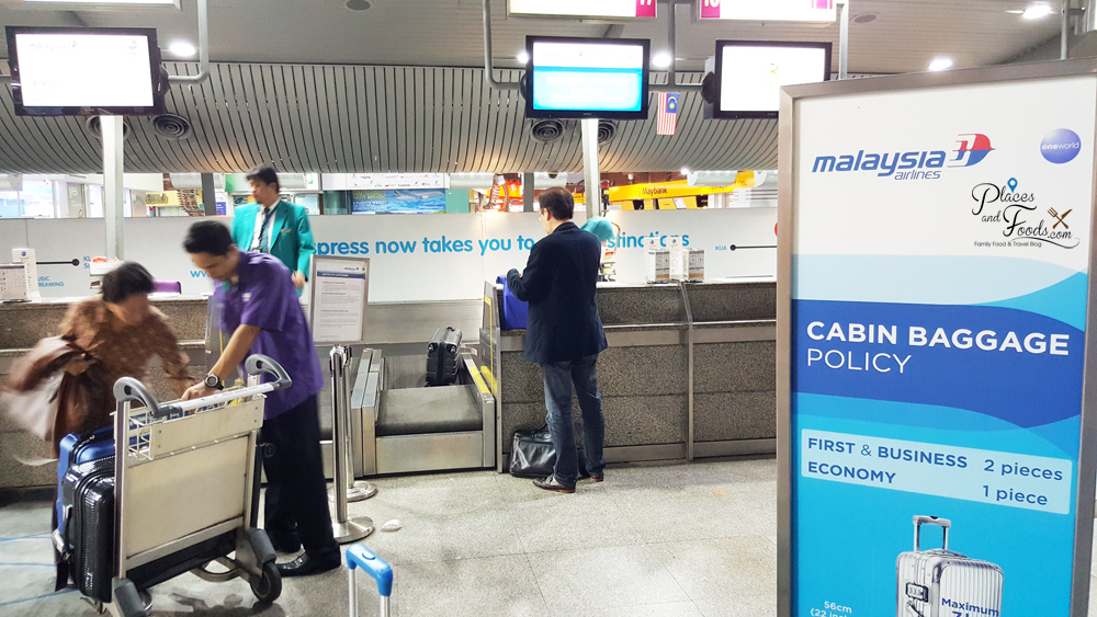Malaysia Airlines Check In Services at KL Sentral